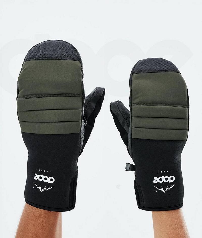 Olive Men\'s Dope Ace 2021 Snowboard Gloves | India_D1745