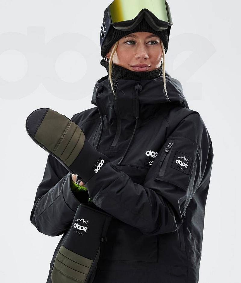 Olive Men's Dope Ace Snowboard Gloves | India_D1921