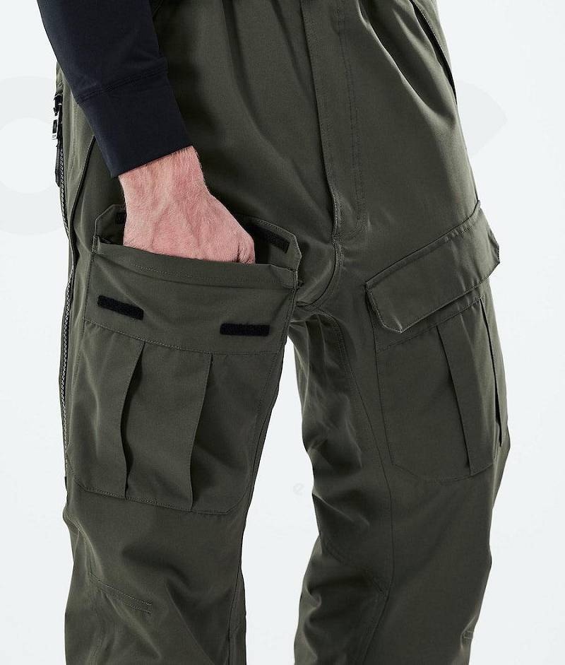 Olive Men's Dope Antek 2021 Ski Pants | India_D1002