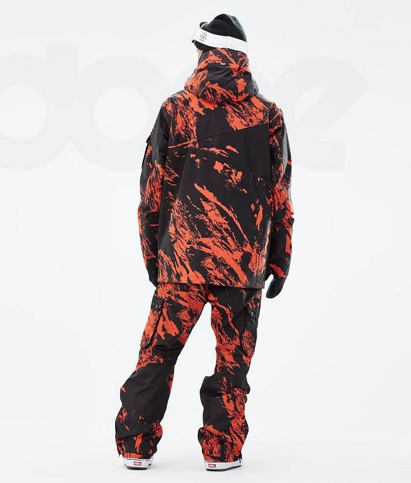 Orange Men's Dope Adept Snowboard Jackets | India_D2167