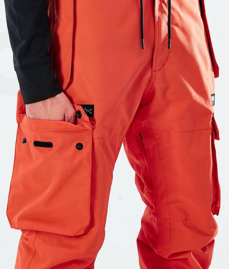 Orange Men's Dope Iconic 2021 Snowboard Pants | India_D1109