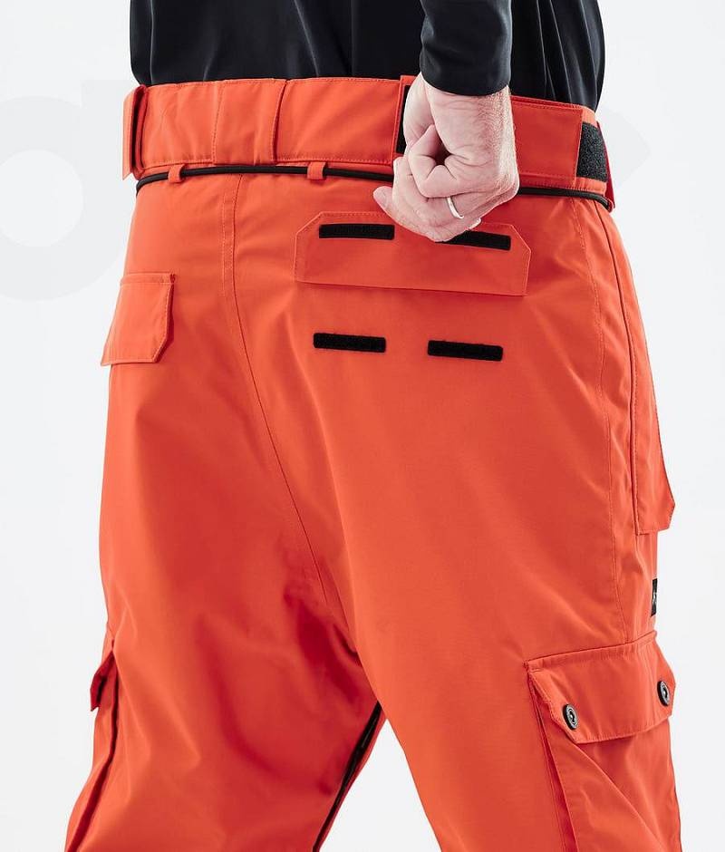 Orange Men's Dope Iconic Snowboard Pants | India_D1533