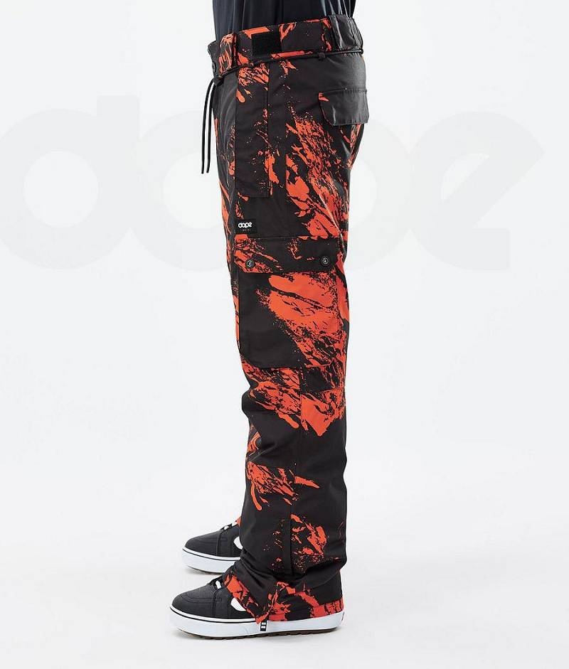 Orange Men's Dope Iconic Snowboard Pants | India_D1250
