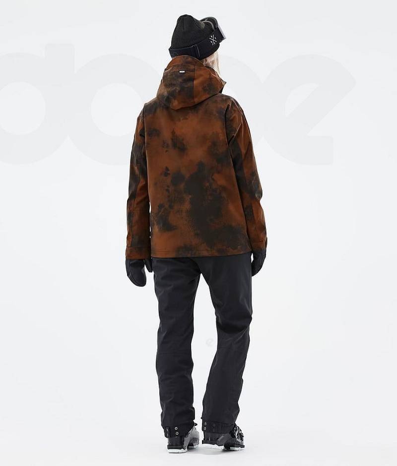 Orange Women's Dope Blizzard W Ski Jackets | India_D1054
