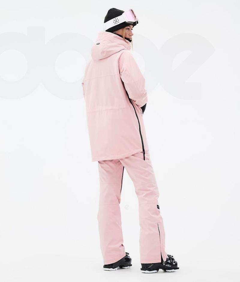 Pink Women's Dope Akin W Ski Jackets | India_D1870