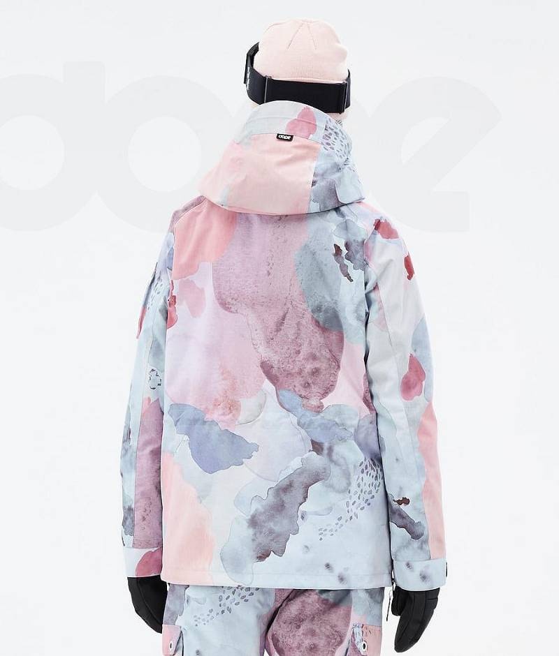 Pink Women's Dope Annok W Snowboard Jackets | India_D2523