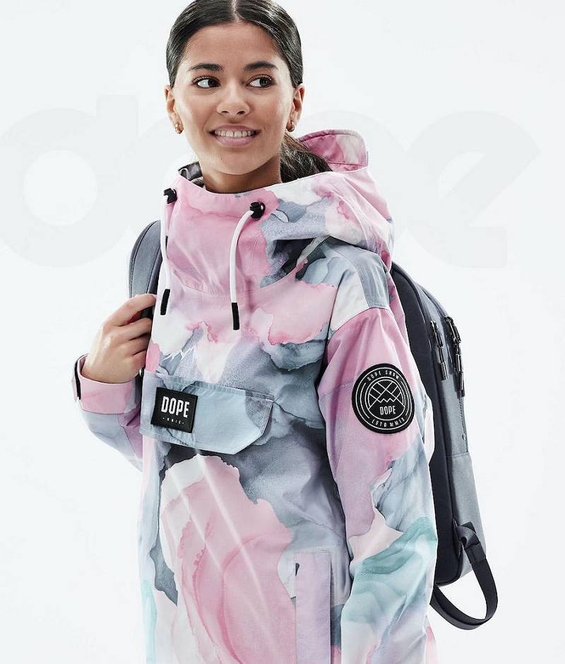Pink Women's Dope Blizzard Light W Outdoor Jackets | India_D1310