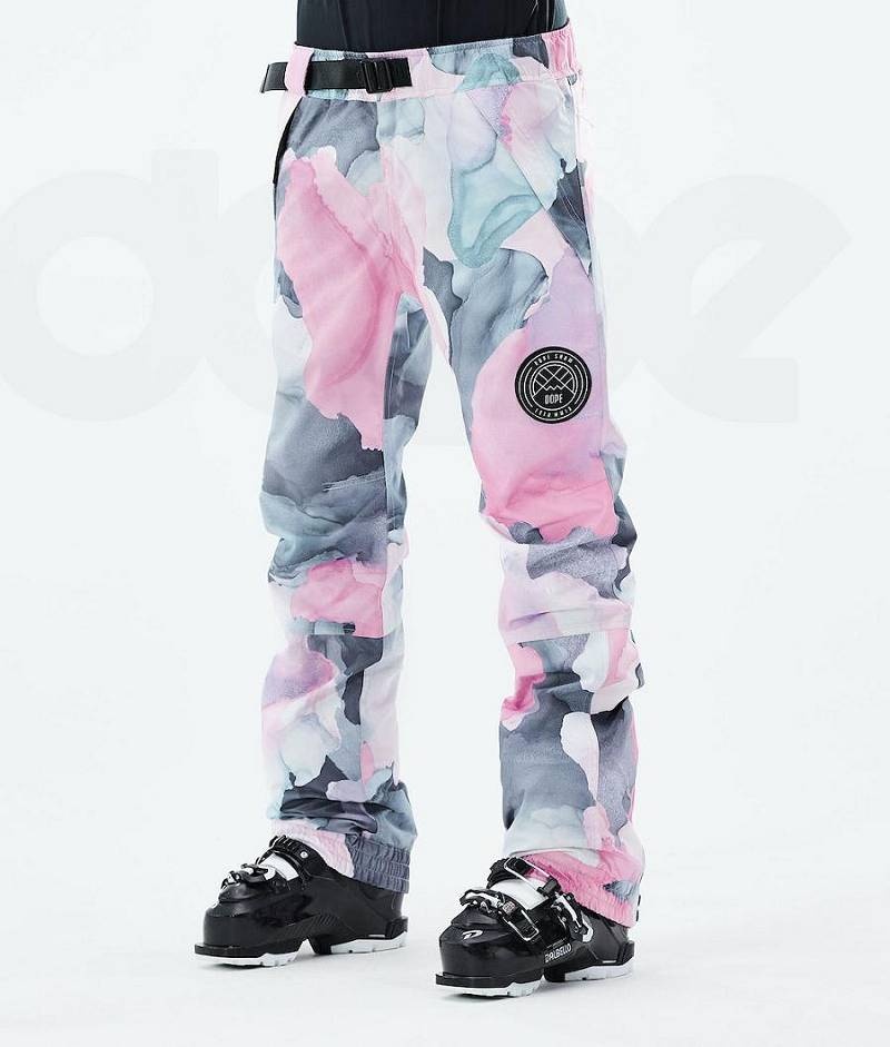 Pink Women\'s Dope Blizzard W 2021 Ski Pants | India_D1676