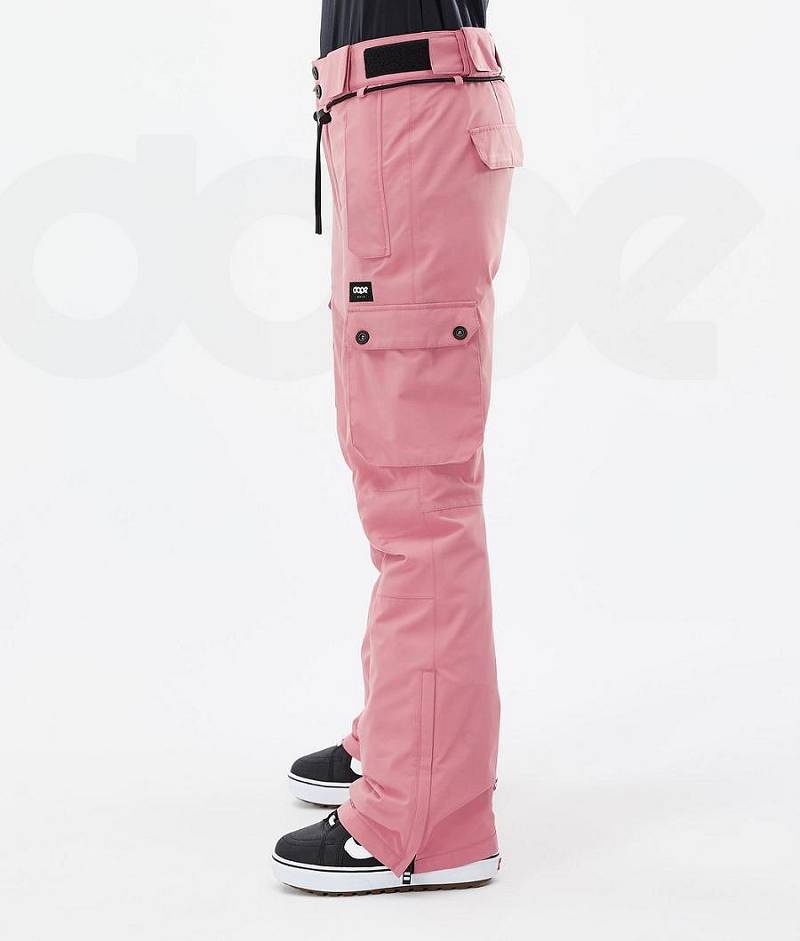 Pink Women's Dope Iconic W Snowboard Pants | India_D1844