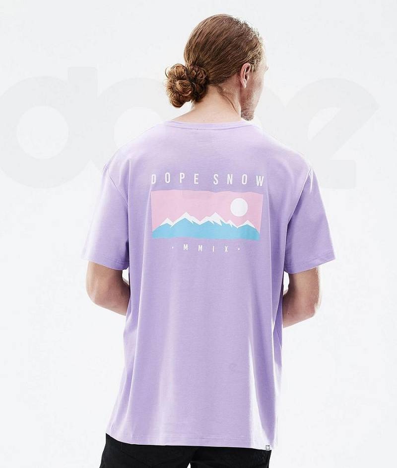 Purple Men\'s Dope Standard T-shirts | India_D2448