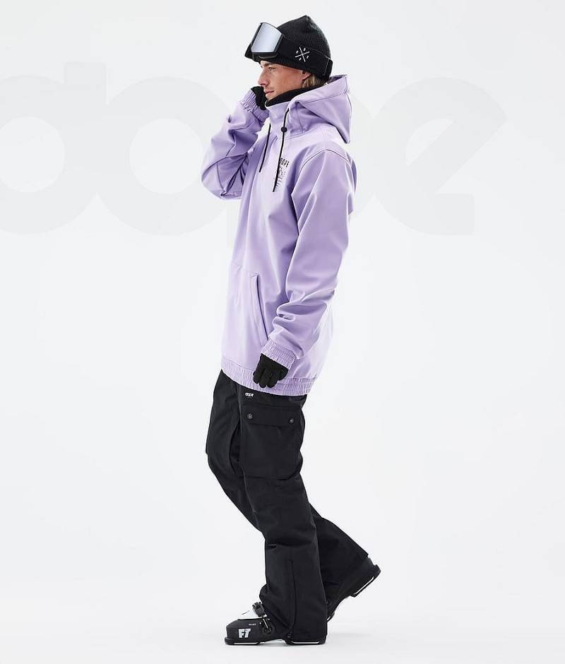 Purple Men's Dope Yeti Ski Jackets | India_D1602