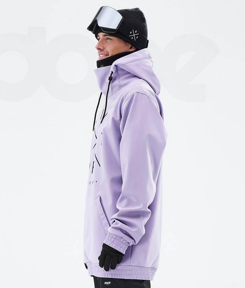 Purple Men's Dope Yeti Snowboard Jackets | India_D1695