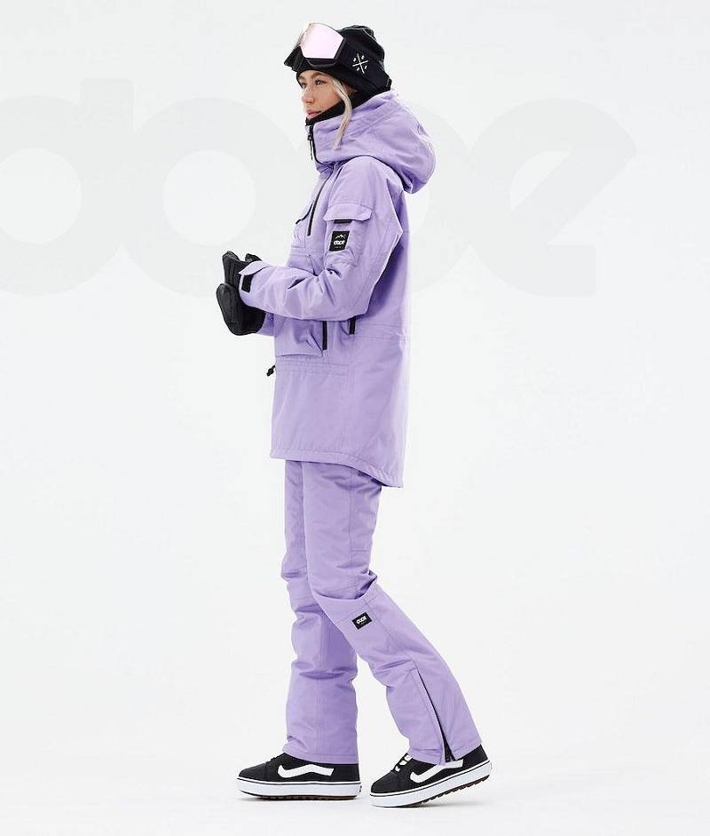 Purple Women's Dope Akin W 2021 Snowboard Jackets | India_D1406