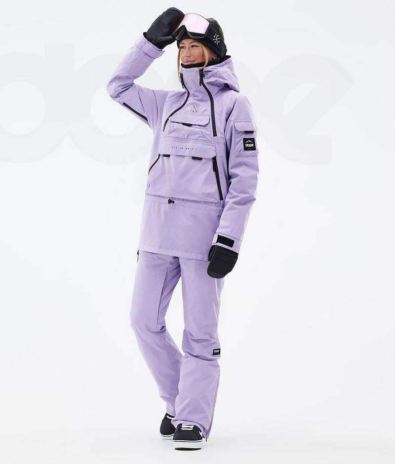 Purple Women's Dope Akin W Snowboard Jackets | India_D2403