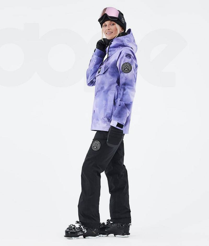 Purple Women's Dope Blizzard W Ski Jackets | India_D1880