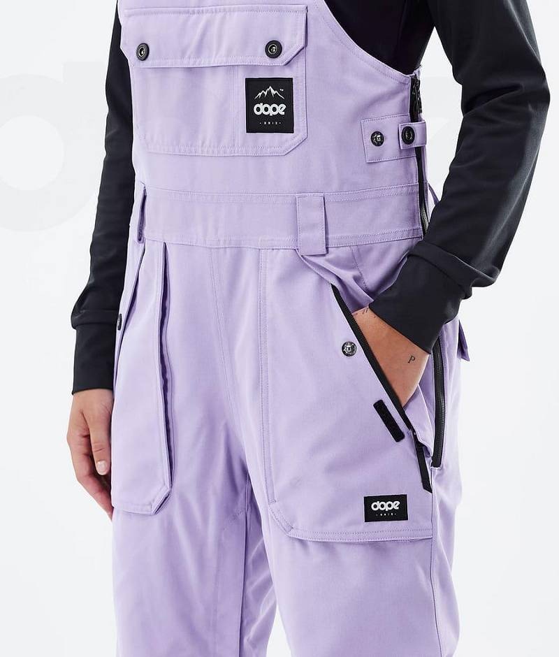 Purple Women's Dope Notorious B.I.B W Snowboard Pants | India_D2330