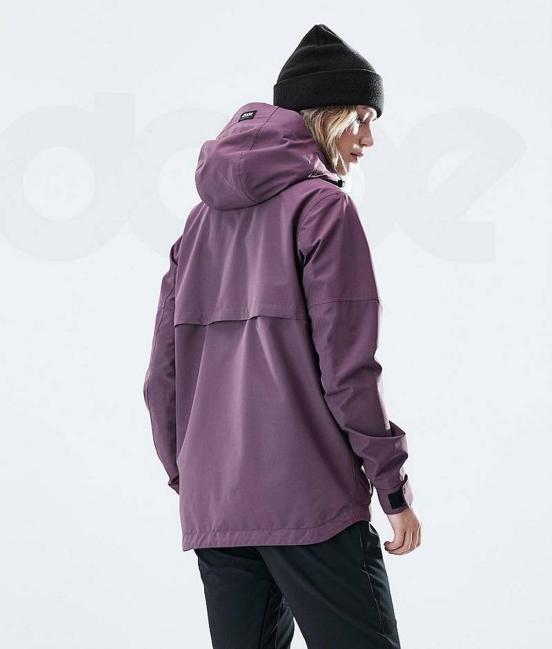 Purple Women's Dope Trekker W Outdoor Jackets | India_D2391