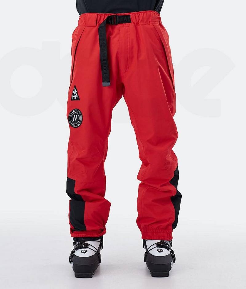 Red Men's Dope JT Blizzard 2020 Ski Pants | India_D2383