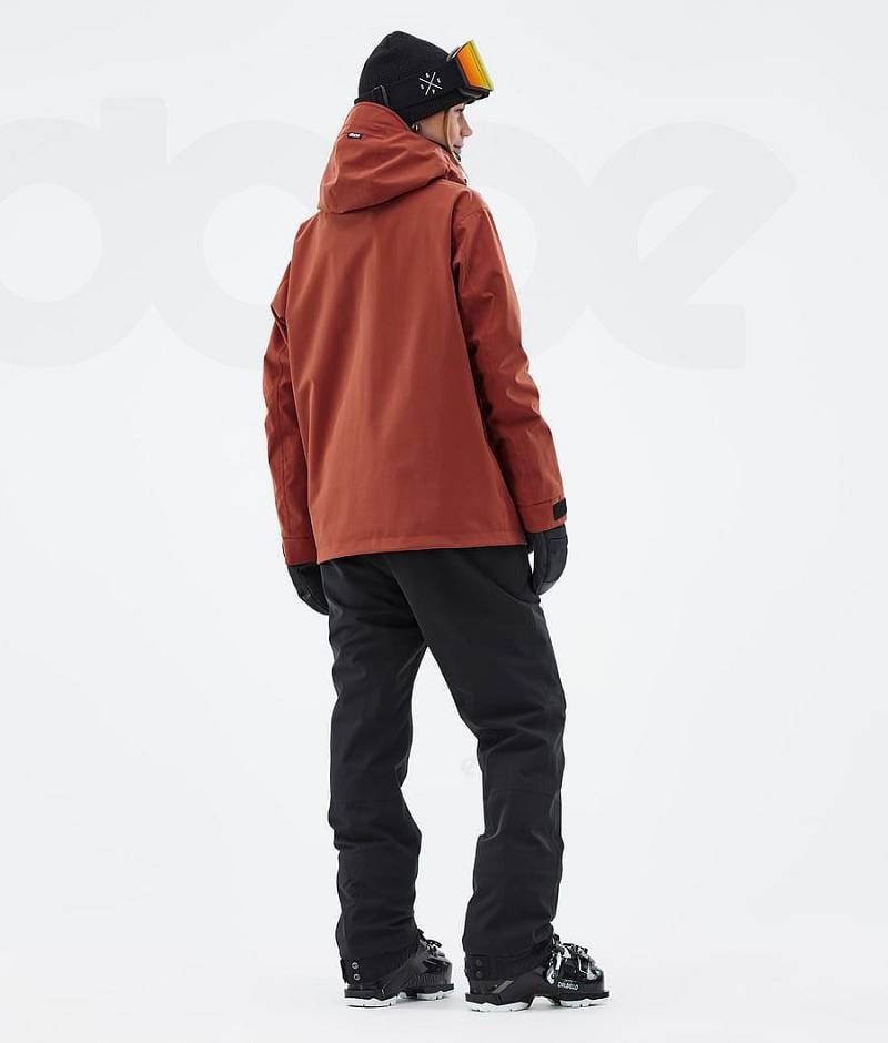 Red Women's Dope Blizzard W Ski Jackets | India_D1697