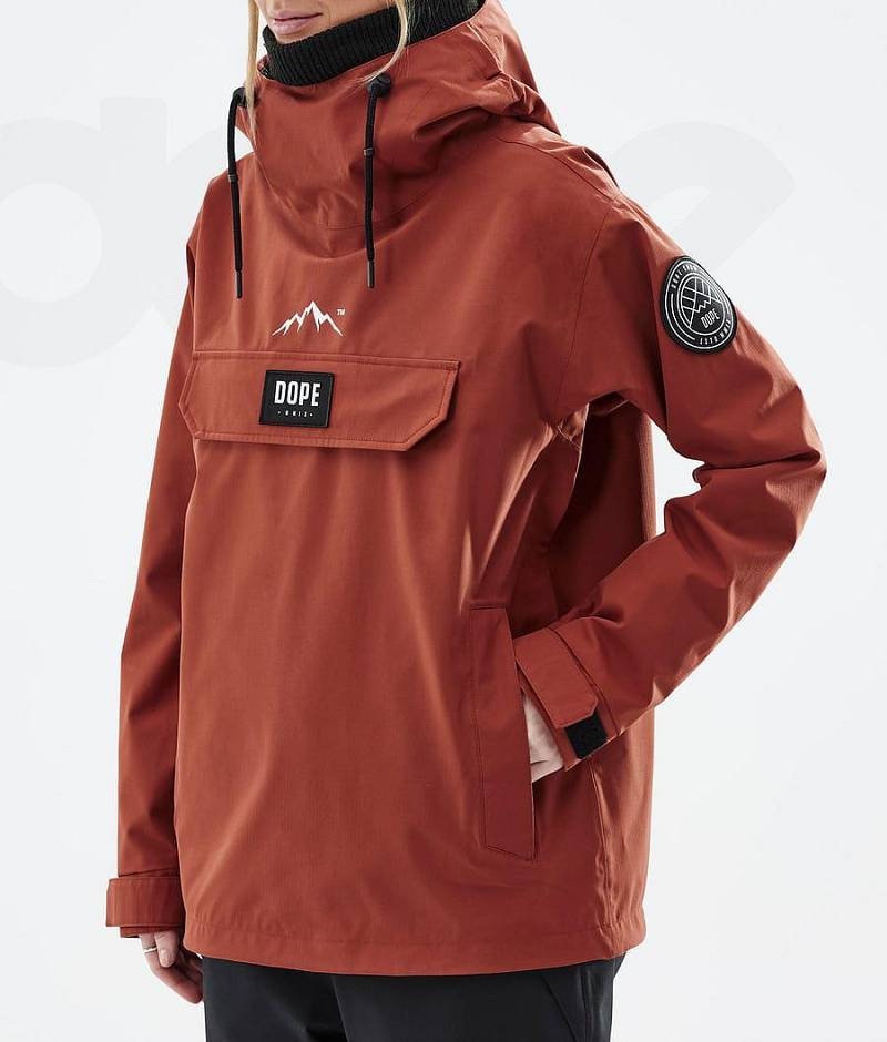 Red Women's Dope Blizzard W Snowboard Jackets | India_D1805