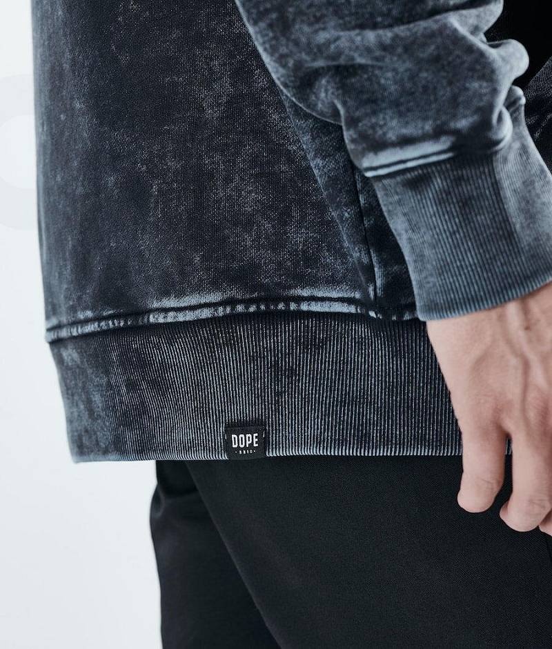 Rose Black Men's Dope Daily Hoodies | India_D2432
