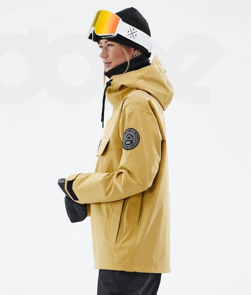 Yellow Women's Dope Blizzard W Snowboard Jackets | India_D1717